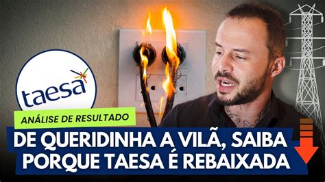 O que aconteceu TAESA Por que vem CAINDO forte e tem recomendação