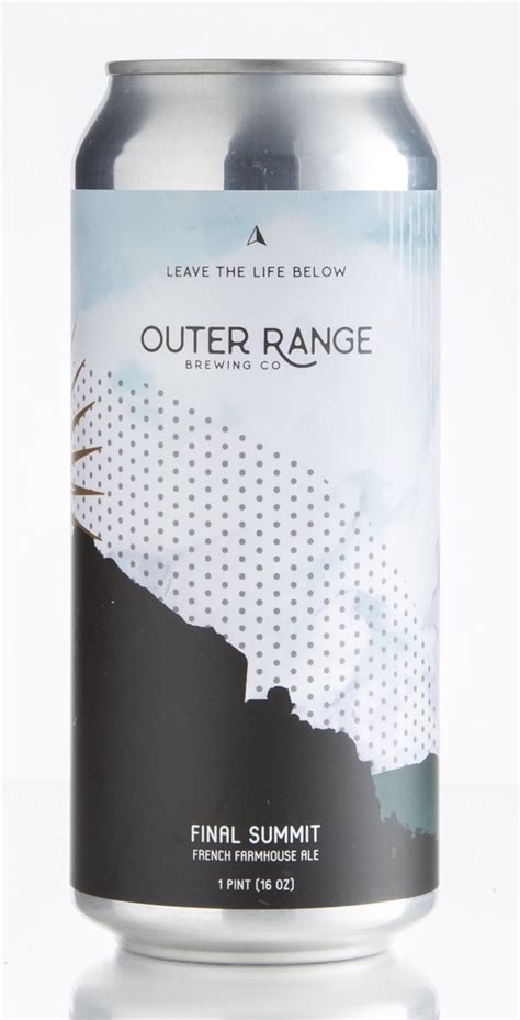 Review Outer Range Brewing Final Summit Craft Beer And Brewing