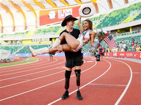 All About Olympians Tara Davis And Hunter Woodhalls Love Story