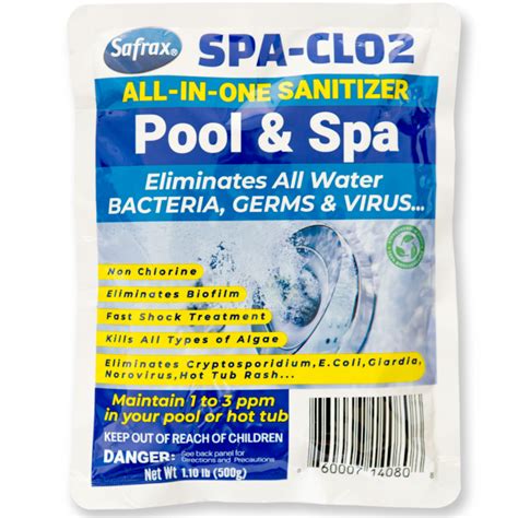 Spa Clo Chlorine Dioxide Tablets For Spa Hot Tubs Jacuzzi And Pools