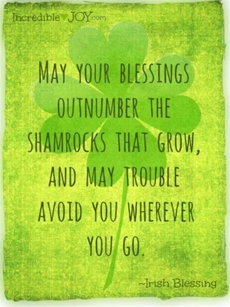 May Your Blessings Outnumber The Shamrocks That Grow Pictures Photos