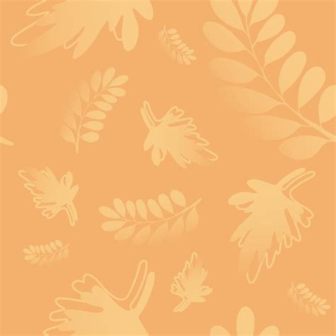 Seamless pattern. Falling leaves in pastel colors. 12031969 Vector Art ...