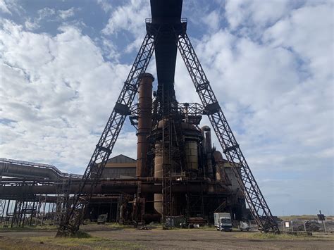 Historic day as famous Redcar blast furnace comes down - North East