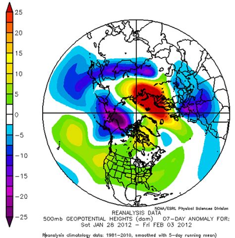 Graph of the Day: Arctic Oscillation and the Winter of Global Weirding ...