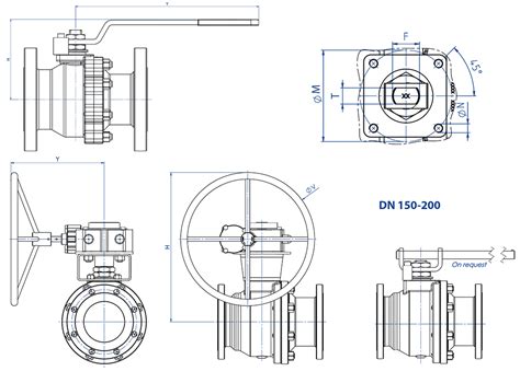 Thor Split Body Ansi 150 300 Casting Stainless Steel Ball Valve