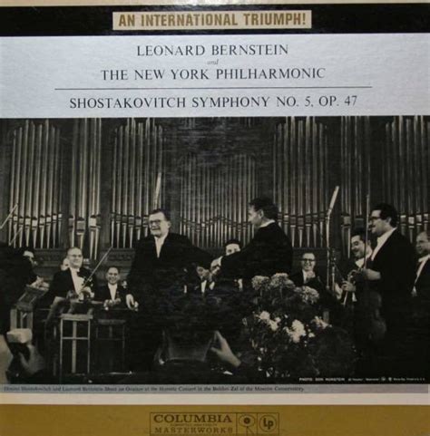 Dmitri Shostakovich Leonard Bernstein The New York Philharmonic