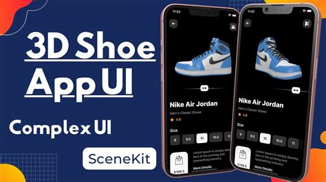 Swiftui 3d Shoe App Ui Scenekit 3d Objects Complex Ui Xcode 14