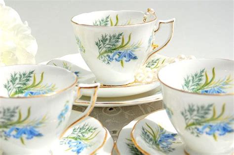 Antike Er Jahre Fine Bone China Teetasse Und Untertasse Etsy