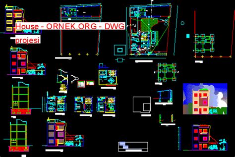 Hangarlar Dwg Projesi Autocad Projeler