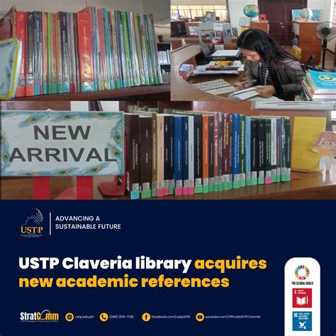 USTP Claveria Library Acquires New Academic References University Of