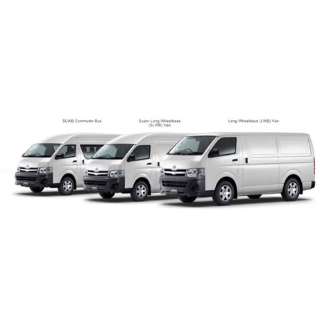 Toyota Hiace High Roof Van - C&P Rent-A-Car: Car Rental Company ...