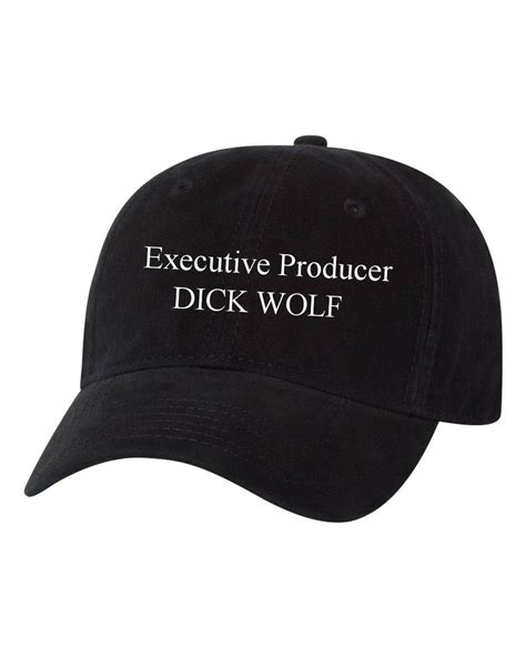 Executive Producer Dick Wolf Hat Dad Hat Unstructured Hat Etsy