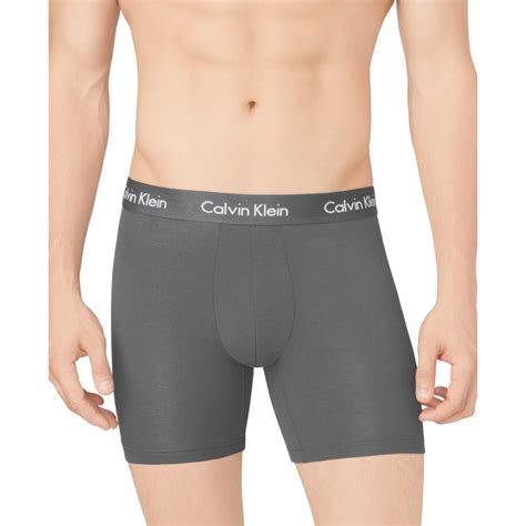 Calvin Klein Calvin Klein Intimate New Gray Mens Size Xl Modal Stretch Boxer Brief Underwear