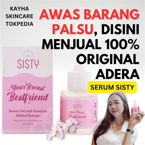 Jual Adera Sisty Serum Payudara Original Breast Gel Pembesar