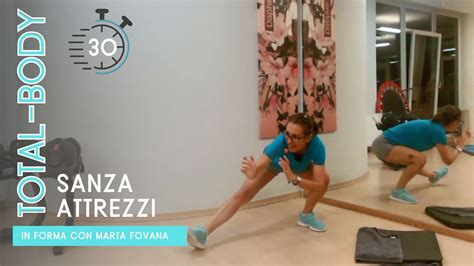 Total Body Workout Ginnastica A Casa Esercizi Senza Attrezzi Per