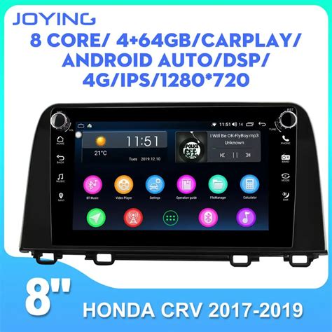 Joying Android 81 8 Inch Screen Head Unit Car Radio Player For Honda