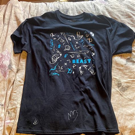 A Signed Mr Beast T Shirt From Mr Beast Himself Gem