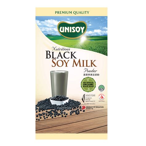 Unisoy Instant Nutritious Black Soy Milk Powder NTUC FairPrice