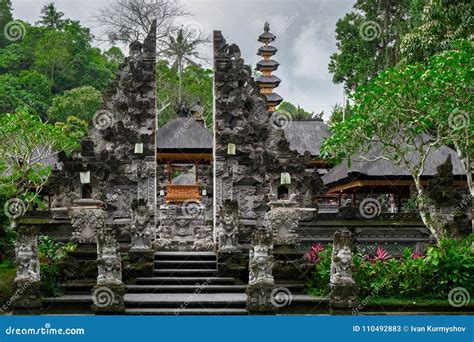 Pura Gunung Lebah Temple In Bali Indonesia Stock Image Image Of