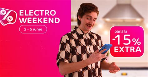 Start Electro Weekend la eMAG cu până la 15 extra discount la Smart