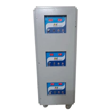 Kva Air Cooled Single Phase Oil Cooled Servo Voltage Stabilizer At