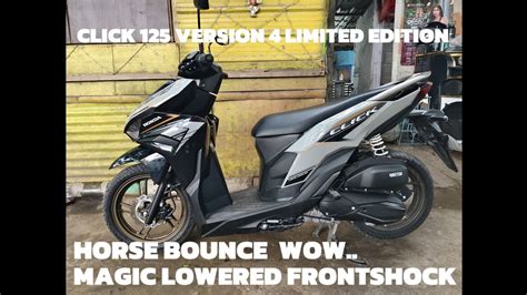 honda click  magic lowered mala kabayo ang bounce youtube