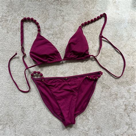 Devon Windsor Maroon Bikini Gem