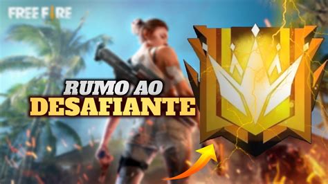 FREE FIRE AO VIVO RUMO A TOP 1 GLOBAL PEGANDO DESAFIANTE