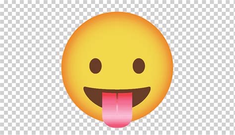 Emoji Coraz N Smiley Emoticon Cara Gui O Ojo Lengua Amarillo Png