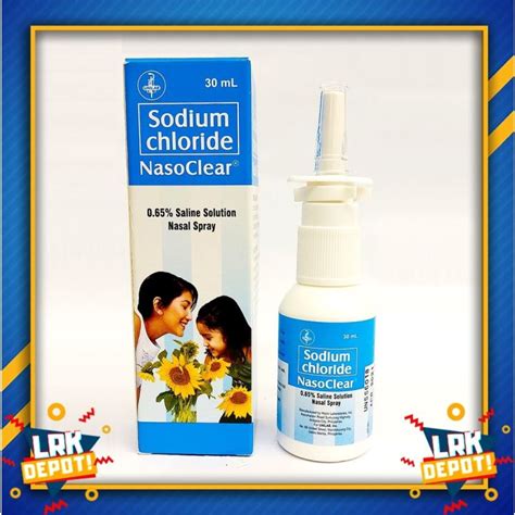 NasoClear 0 65 Saline Solution Nasal Spray 30mL Lazada PH