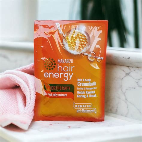 Makarizo Hair Energy Fibertherapy Creambath Royal Jelly Extract Ml