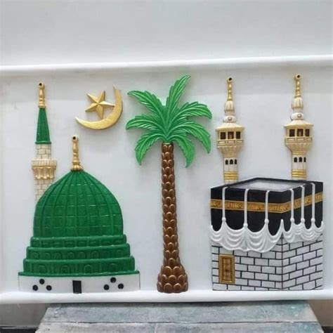 Kaaba Mosque Madina Hand Carving In Marble Stone Art Size 24181 5 Inch