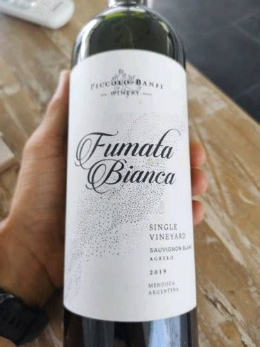 Piccolo Banfi Fumata Bianca Single Vineyard Sauvignon Blanc Vivino Us