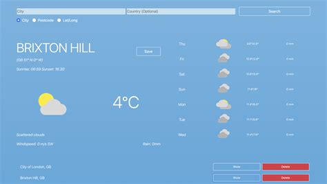 Github Jwpf100react Weather App Weather App Created In React