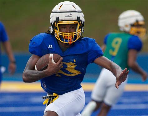 High School Football Rickards Spring Practice