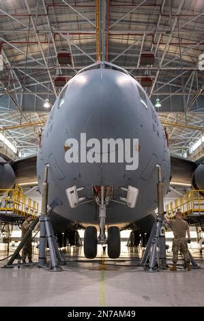 Un avion C 17 Globemaster III de la 167e Escadre de transport aérien