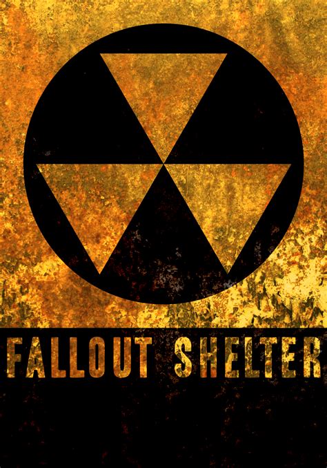 Vintage Fallout Shelter sign by arachnidsGonad on DeviantArt