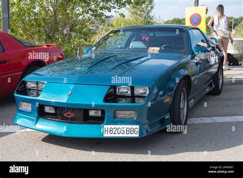 Front View Of A Classic American Sports Car The Third Generation