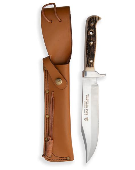 Sold Price: PUMA, GERMANY A CASED STAG-HANDLED BOWIE-KNIFE, MODEL '6376 ...