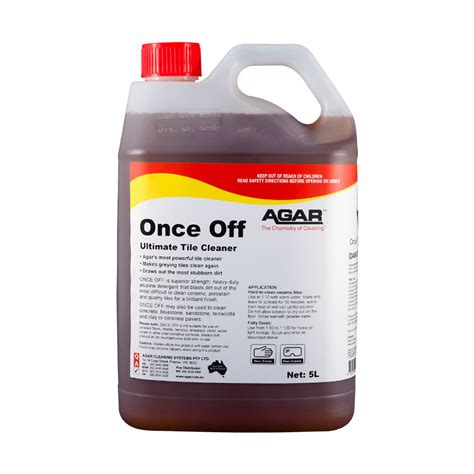 Agar Once Off L Heavy Duty Alkaline Tile Cleaner Cleanmax Supplies