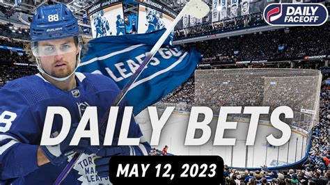 NHL DAILY BETS May 12 2023 Daily Faceoff Live YouTube