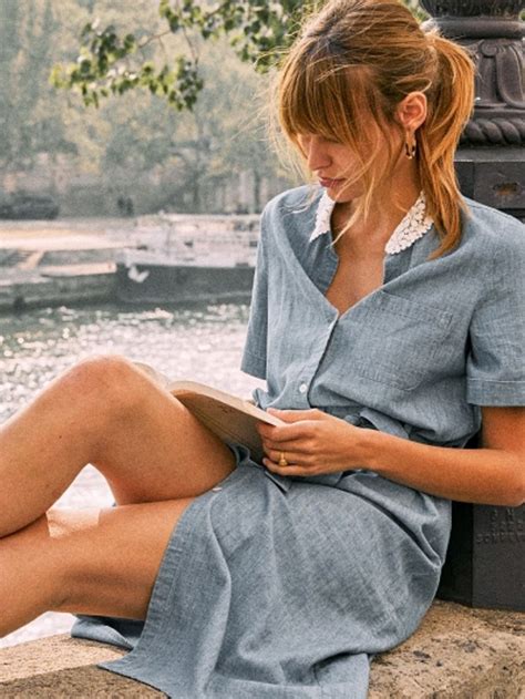 Sezane Dress Fashion French Girl Style Cute Summer Dresses