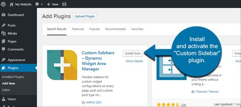 How To Add Custom Sidebars With Dynamic Widgets In Wordpress Greengeeks