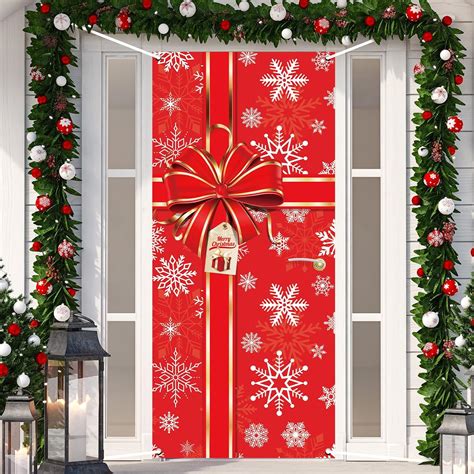 Amazon Christmas Door Banner Christmas Snowflake Photography