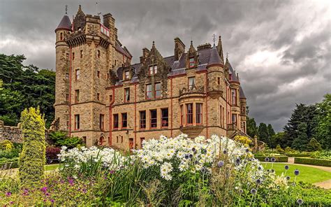 Belfast Castle Belfast Architecture Castle Ireland Hd Wallpaper