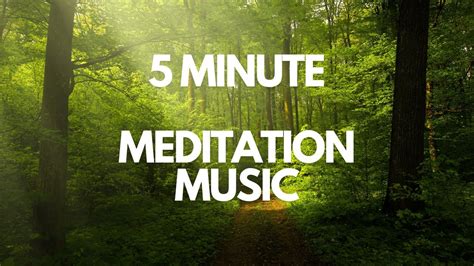 5 Minute Meditation Music Timed Meditation For Calm And Stress Relief Youtube