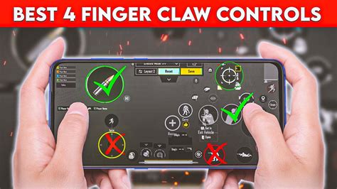 Bgmi Best 4 Finger Claw Control Setting 🔥 How To Get Best 4 Finger