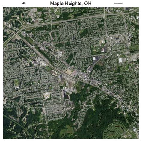 Aerial Photography Map of Maple Heights, OH Ohio