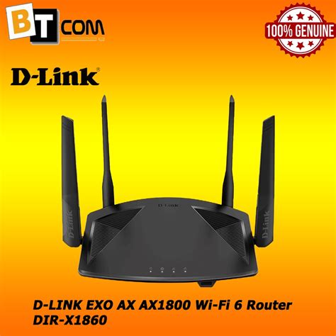 D LINK EXO AX AX1800 Wi Fi 6 Router DIR X1860 Shopee Malaysia