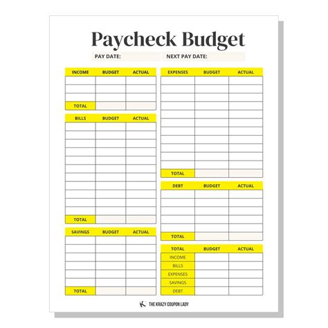 Blank Budget Worksheets To Manage Your Money Worksheets Library